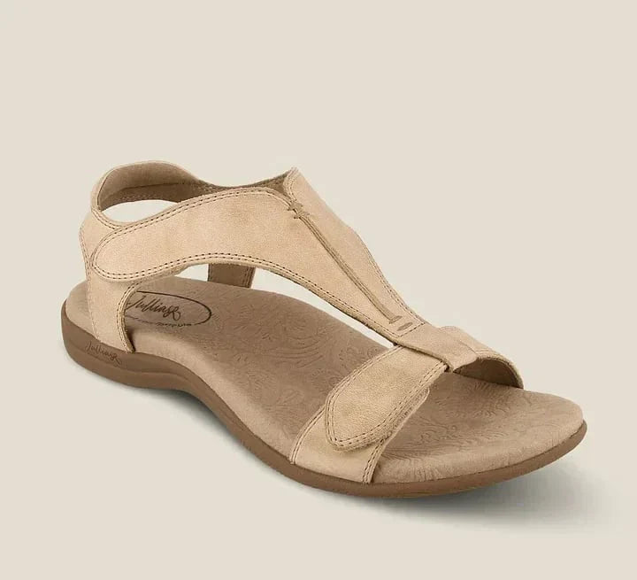 Claudia | sandalias de verano ajustables de cuero