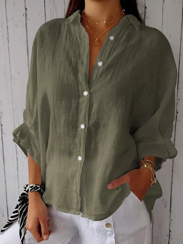 Lucia | Blusa abotonada de elegancia atemporal