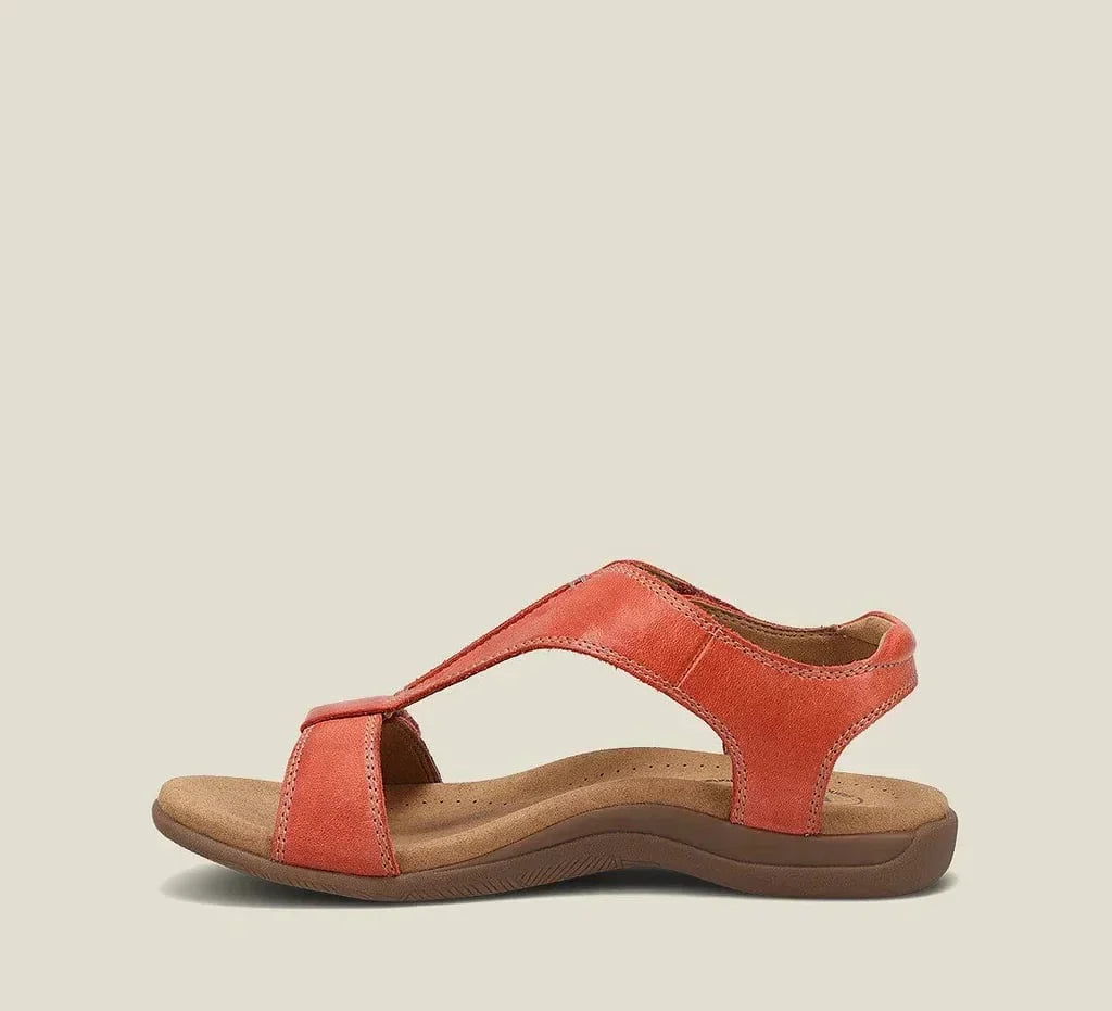 Claudia | sandalias de verano ajustables de cuero