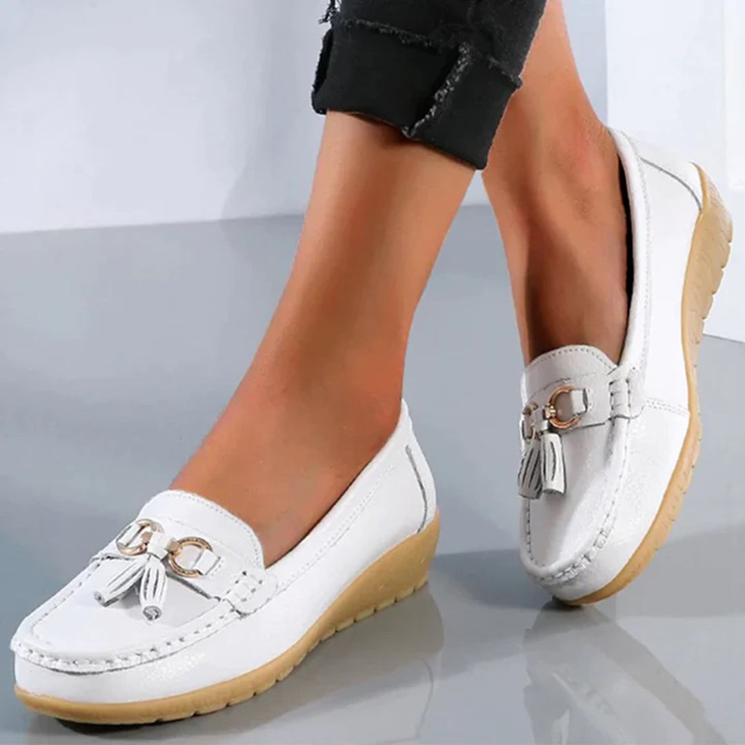 Joy | Pisa con estilo con los mocasines de cuero