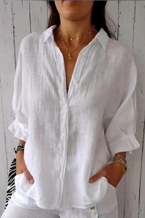 Lucia | Blusa abotonada de elegancia atemporal