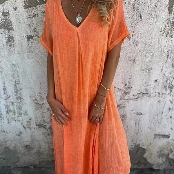 Carolina | Robe Décontractée Élégante à Décolleté en V