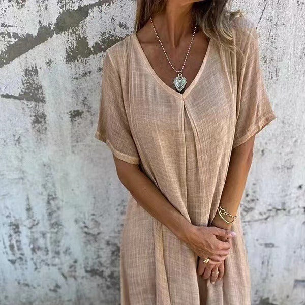 Carolina | Robe Décontractée Élégante à Décolleté en V