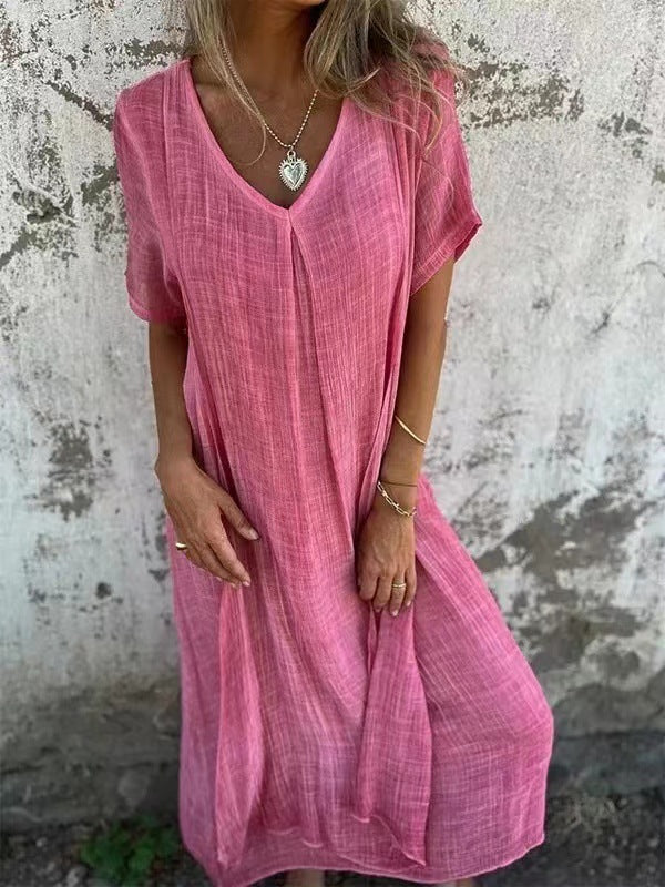 Carolina | Robe Décontractée Élégante à Décolleté en V