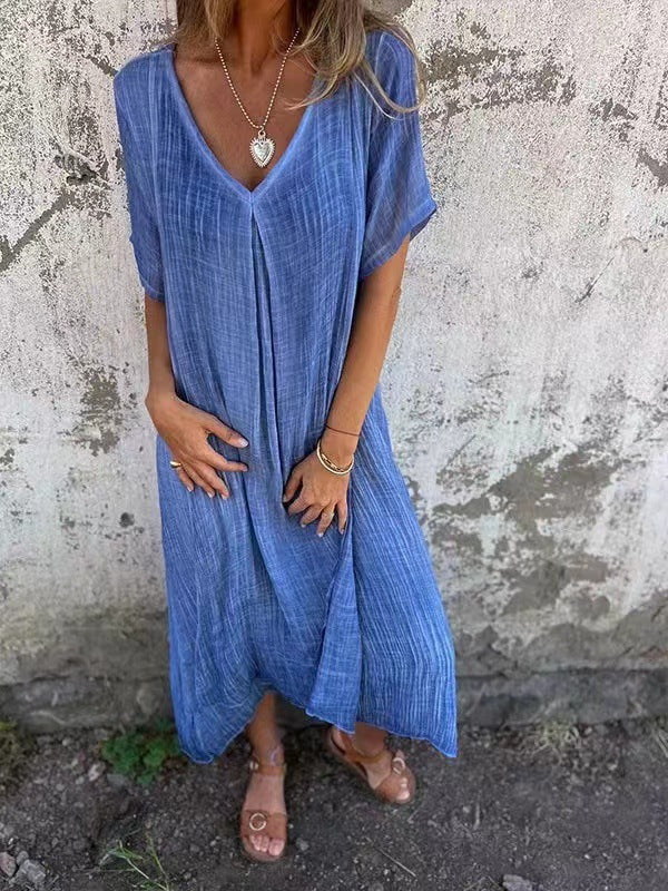 Carolina | Robe Décontractée Élégante à Décolleté en V