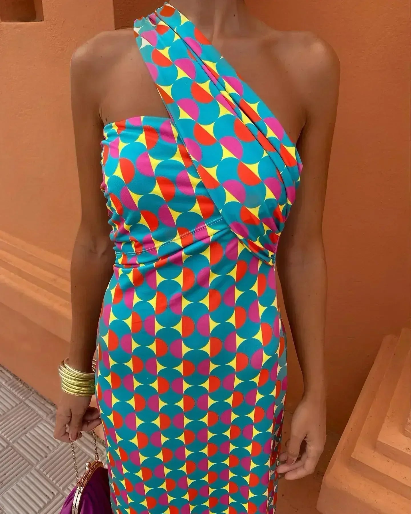 IRENE - VESTIDO MIDI ESTAMPADO