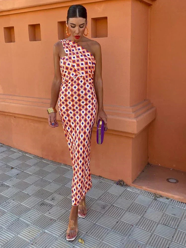 IRENE - VESTIDO MIDI ESTAMPADO