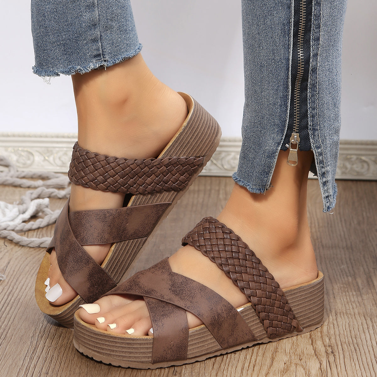 Serena | Sandalias de Verano Trenzadas