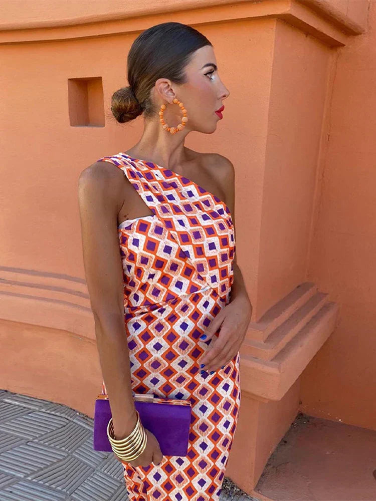 IRENE - VESTIDO MIDI ESTAMPADO