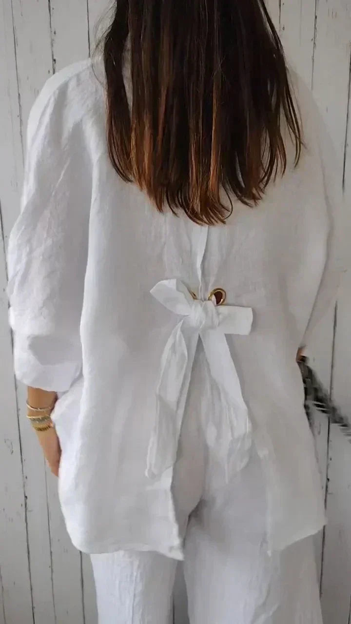 Lucia | Blusa abotonada de elegancia atemporal