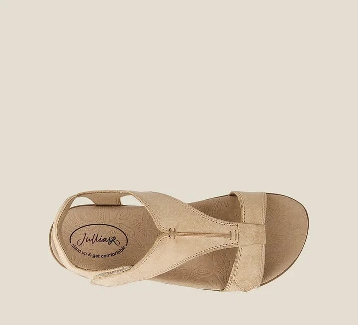Claudia | sandalias de verano ajustables de cuero