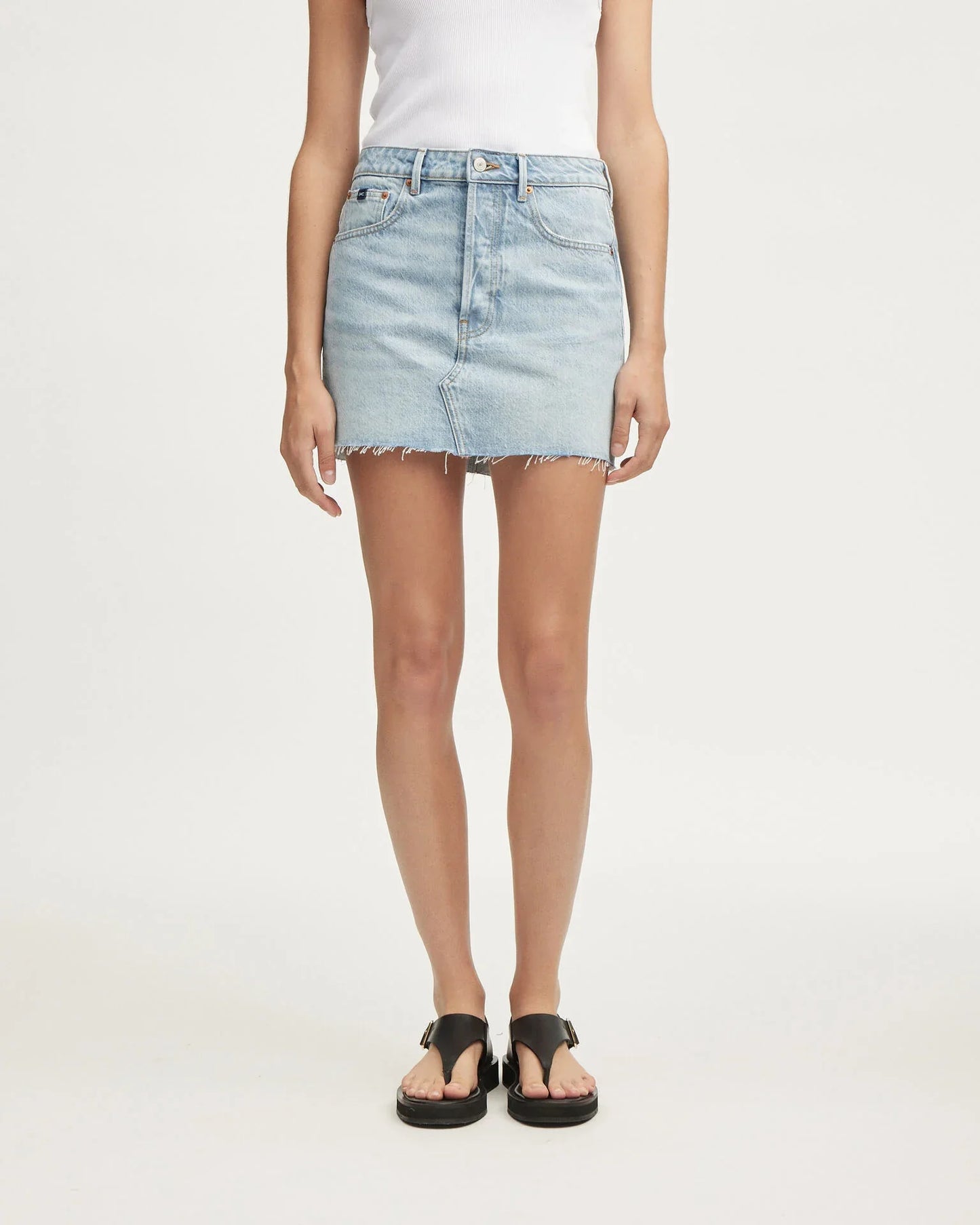 Faldas de moda azul claro