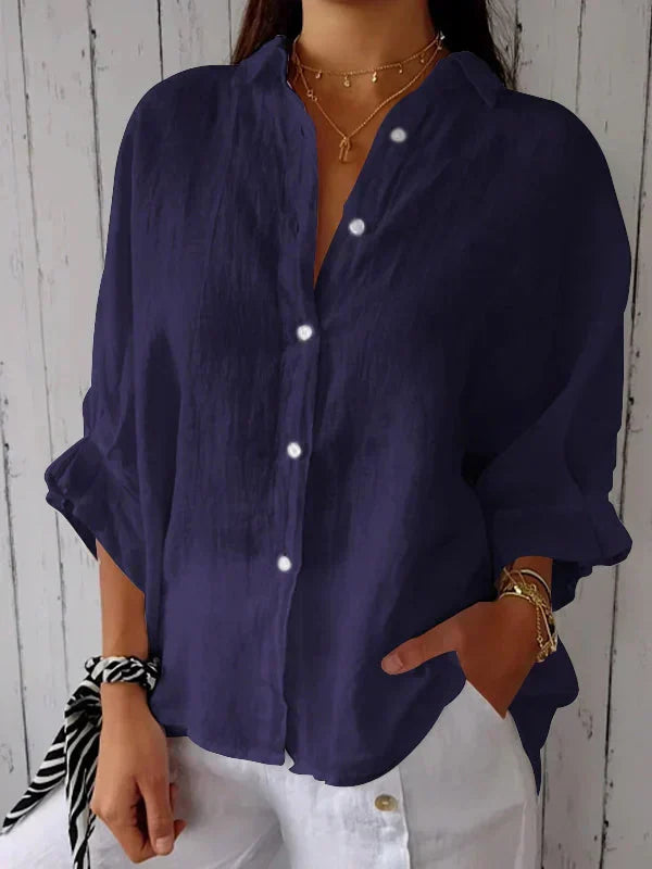 Lucia | Blusa abotonada de elegancia atemporal