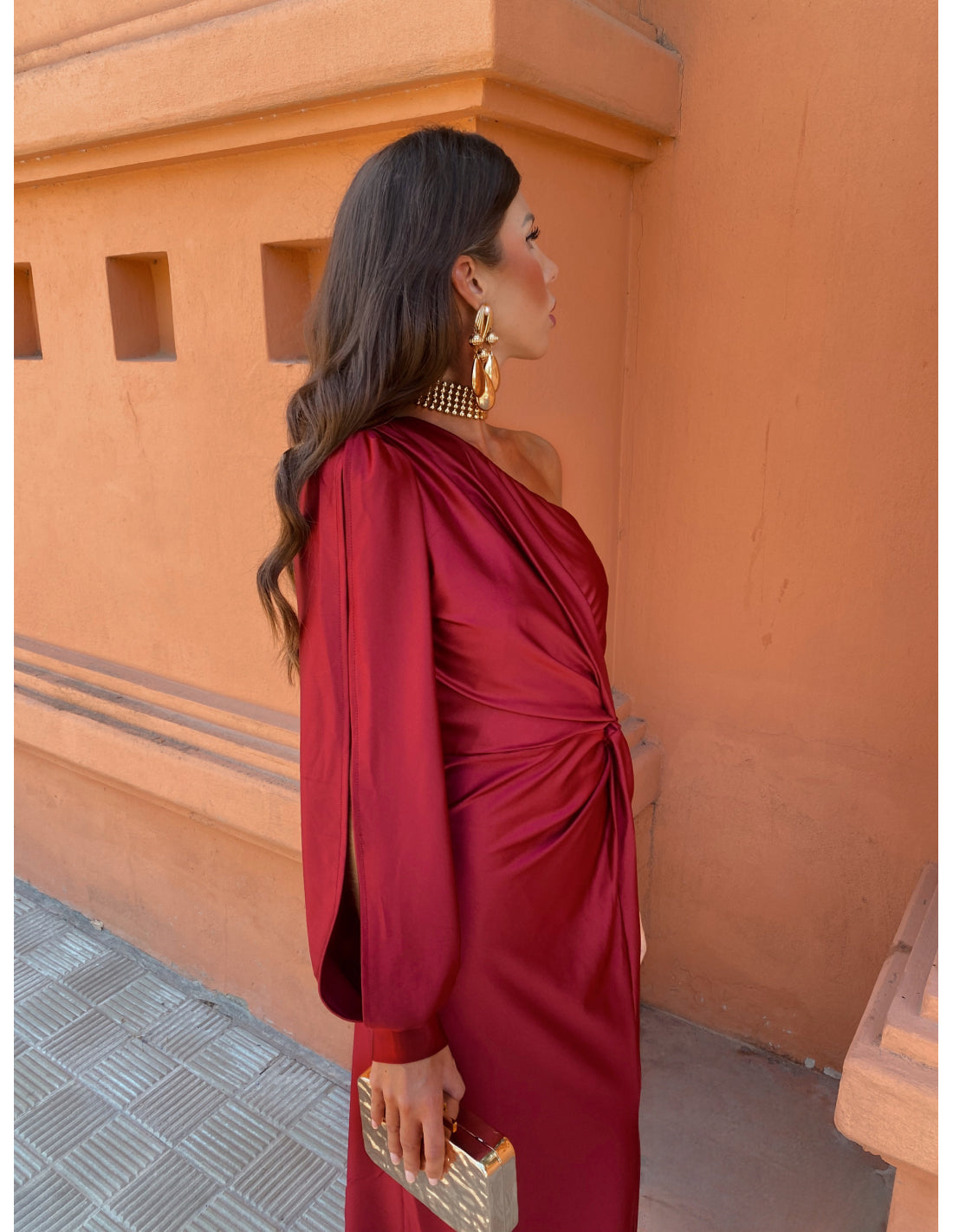 ALICIA - VESTIDO LARGO DE SATÉN