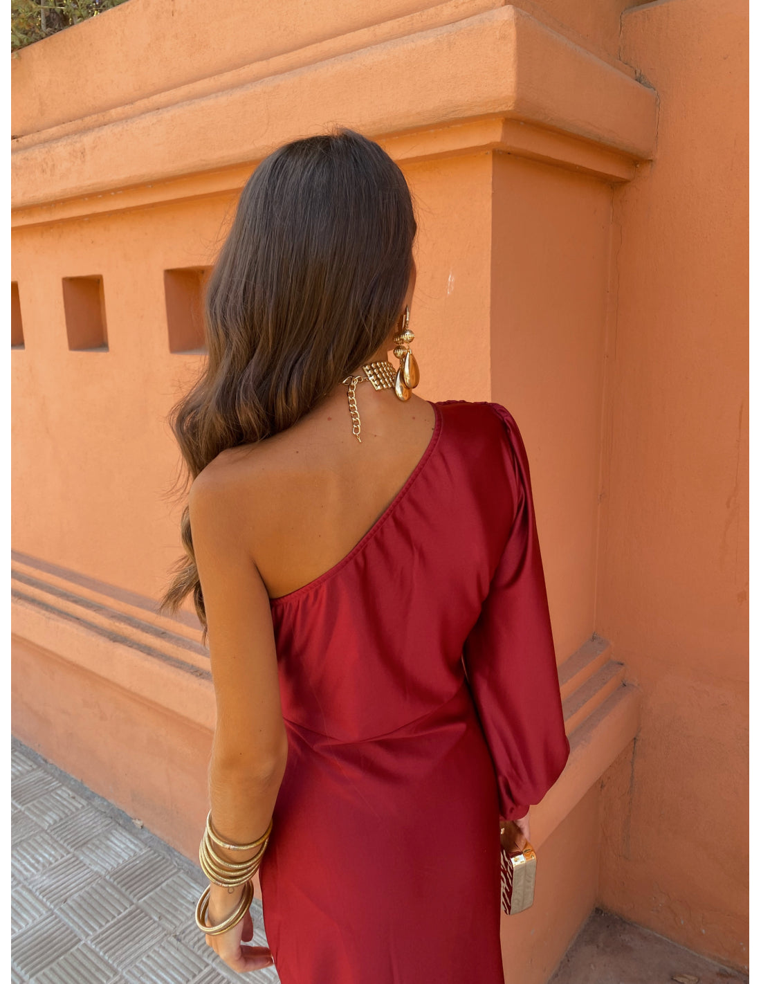 ALICIA - VESTIDO LARGO DE SATÉN