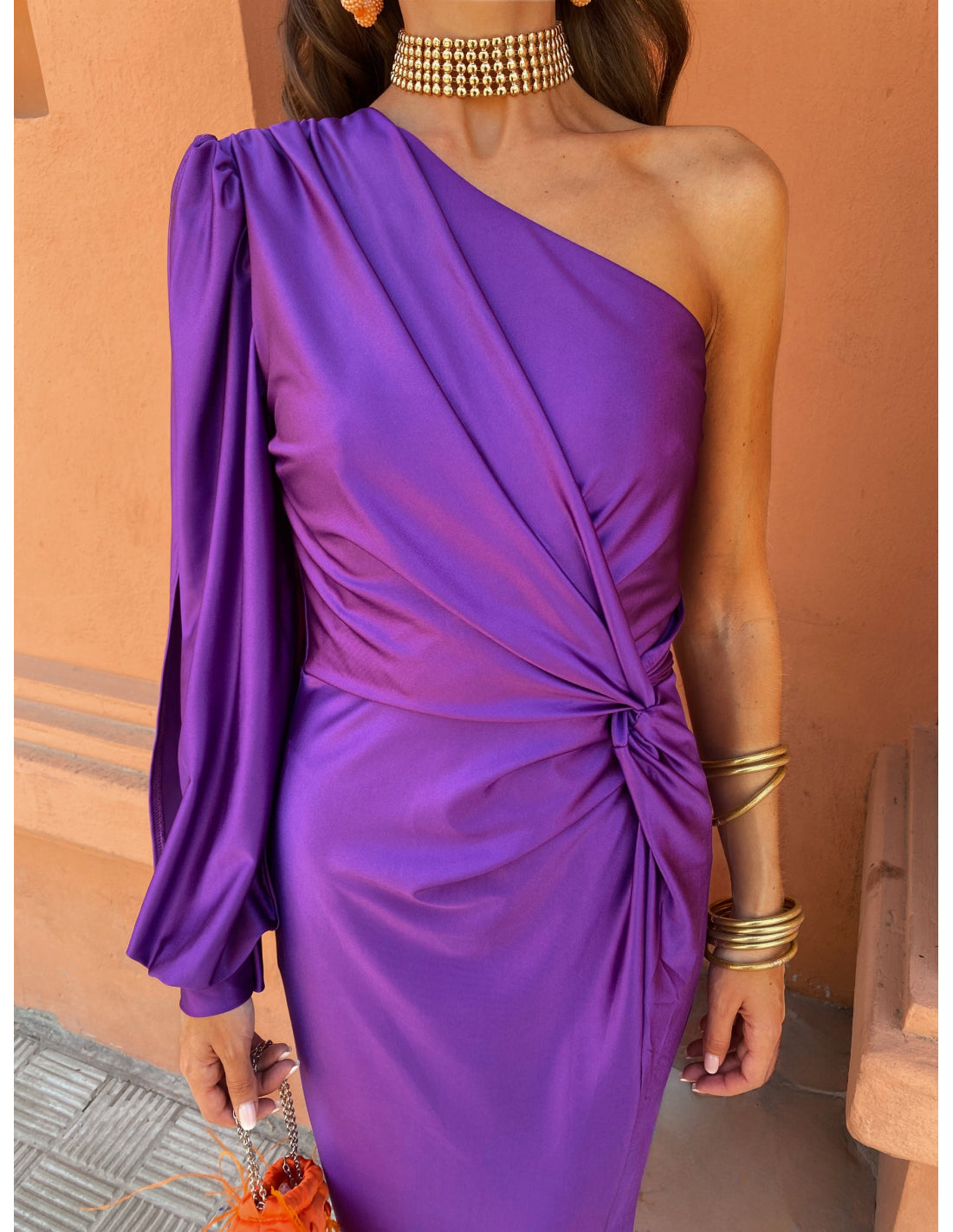 ALICIA - VESTIDO LARGO DE SATÉN