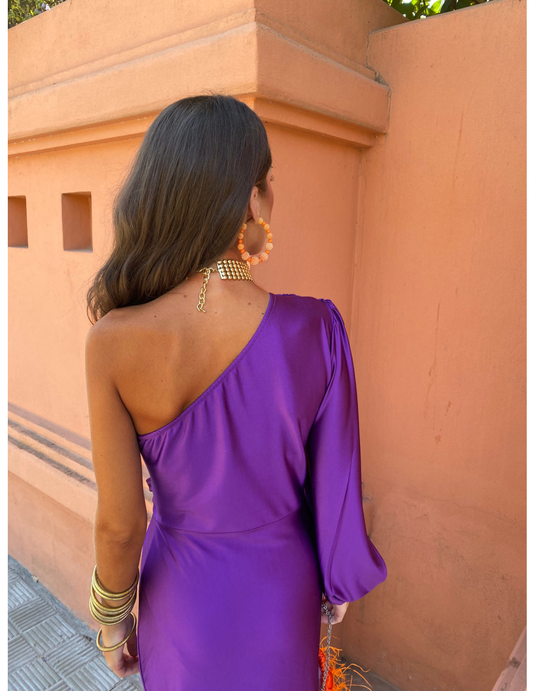 ALICIA - VESTIDO LARGO DE SATÉN