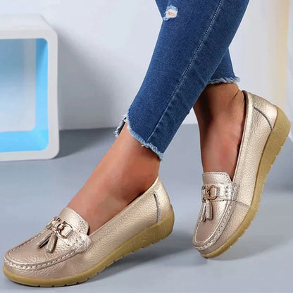 Joy | Pisa con estilo con los mocasines de cuero