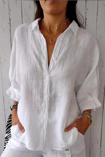 Lucia | Blusa abotonada de elegancia atemporal