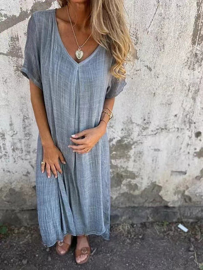 Carolina | Robe Décontractée Élégante à Décolleté en V