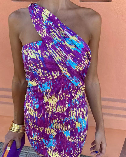 IRENE - VESTIDO MIDI ESTAMPADO