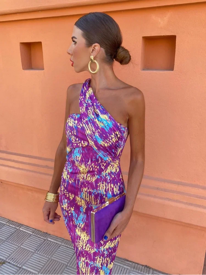 IRENE - VESTIDO MIDI ESTAMPADO