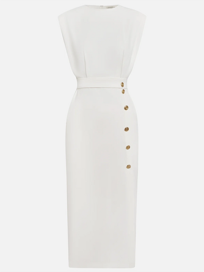ELENA - VESTIDO MIDI ELEGANTE