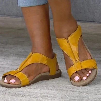 Claudia | sandalias de verano ajustables de cuero