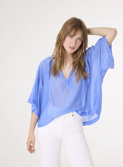 Blusa azul claro